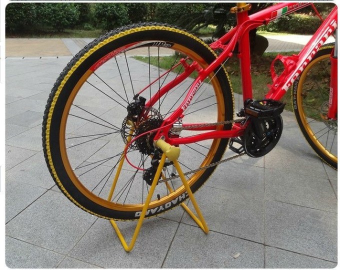 Colourful Stainless Metal Bicycle Stand Rack Image1
