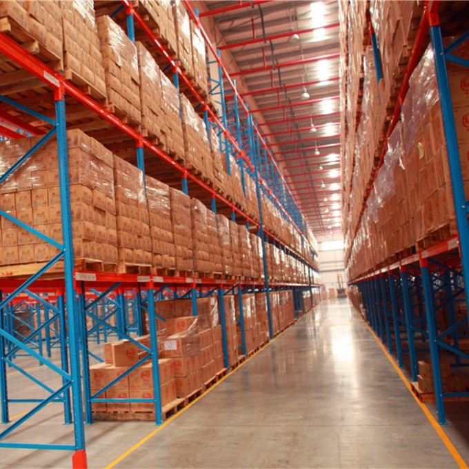 Warehouse Rack with Pallet Support Bar Image1