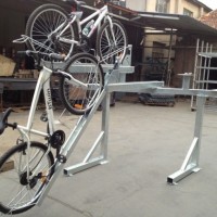 Two-Double Outdoor Hot-Dipped Galvanised Parking Bike Rack PV00019