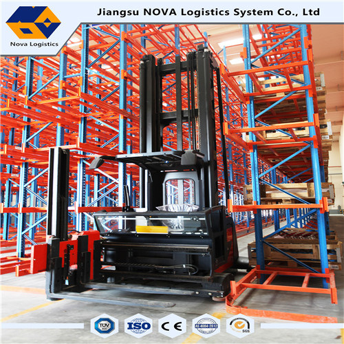 Large Space Utilization Vna (Very Narrow Aisle) Pallet Racking Image1