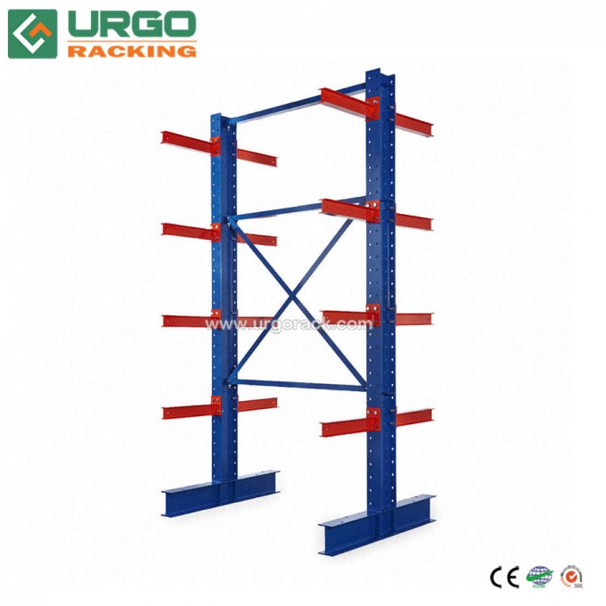 Cantilever Rack with Steel Beams for Car Accessories and Storage Warehouse Image1