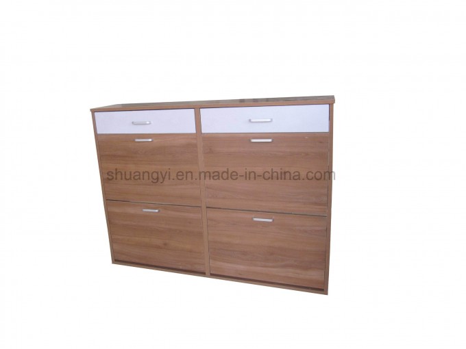 Simple 4 Drawer Shoe Storage Cabinet Parts Shoe Rack Image1