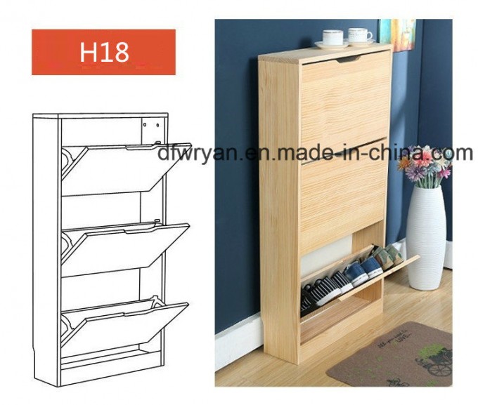 Customized Bedroom MDF Shoe Racks Image1