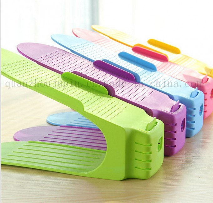 OEM Colorful Plastic Shoes Storage Rack to Saving Space Image1