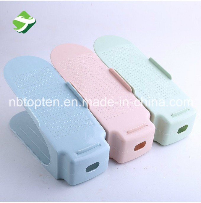 Plastic Smart Shoes Storage Rack Organizer Space Saving Display Rack Image1