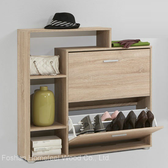 Wooden Shoe Storage Cabinet / Shoe Rack (HF-EY0831) Image1