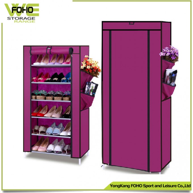 Dustproof Cover 6 Layers Cheap Custom Standard Size Shoe Rack Image1