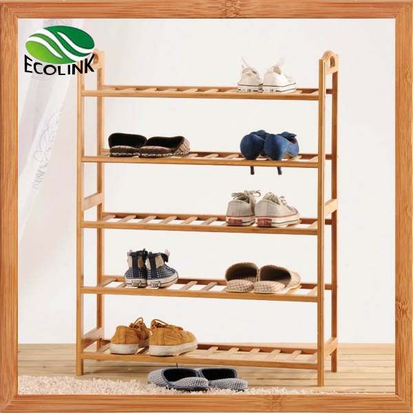Bamboo Shoes Rack / Bamboo 5 Layers Rack Image1