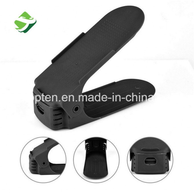 Adjustable Holder Storage Organizer Creative Slots Space Save Shoes Rack Image1