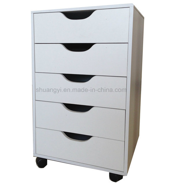 Portable 5 Drawer Shoe Storage Cabinet Shoe Rack Design Image1