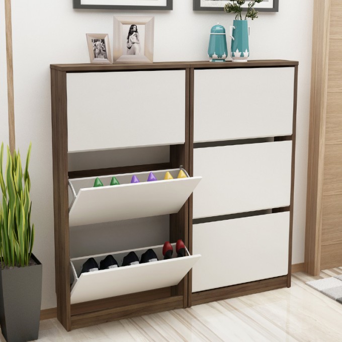 Hot Sale Shoe Rack Wooden, Shoe Storage Cabinet Designs Image1