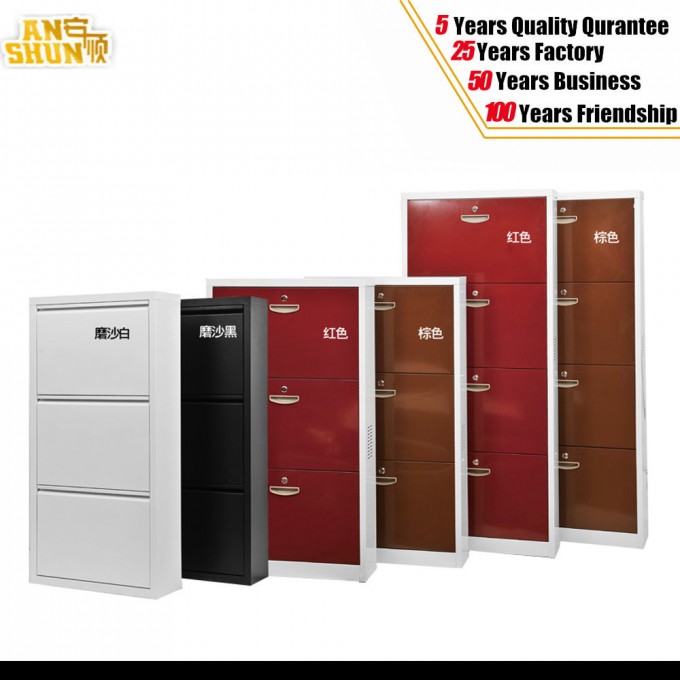 Cheap Multi Tier Layer Shoe Cabinet Metal Shoe Rack Image1