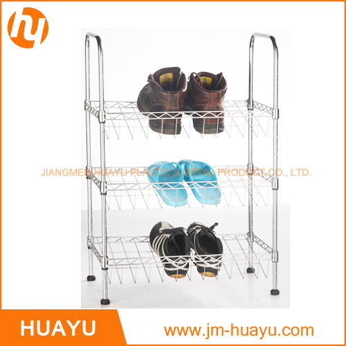 3-Tier Stackable Shoe Organization Storage Rack Image1