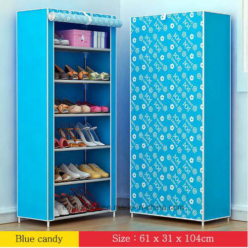 Shoe Cabinet Shoes Racks Storage Large Capacity Home Furniture DIY Simple Portable Shoe Rack (FS-08A Image1