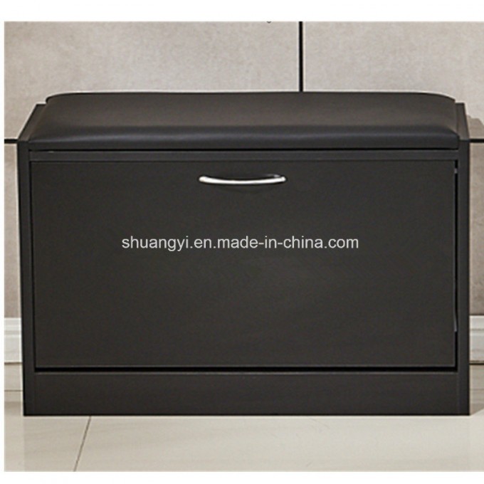 Wooden and Modern Appearance Entryway Shoe Cabinet Shoe Rack Image1