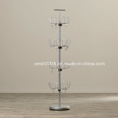 Metal Carousel Four Tiers Shoe Rack with CE (G-SR01) Image1