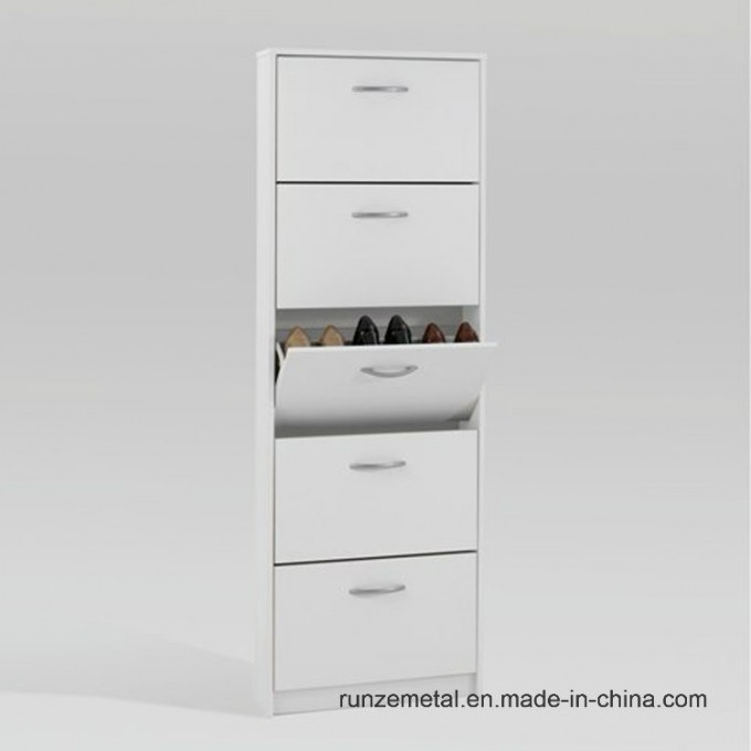 Tall Cabinet 100 Pair Metal Shoe Rack Image1