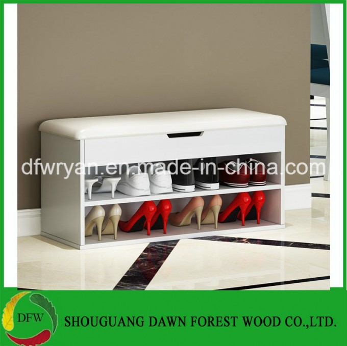 Melamine Particle Board Simple Shoe Rack/Shoe Cabinet Image1