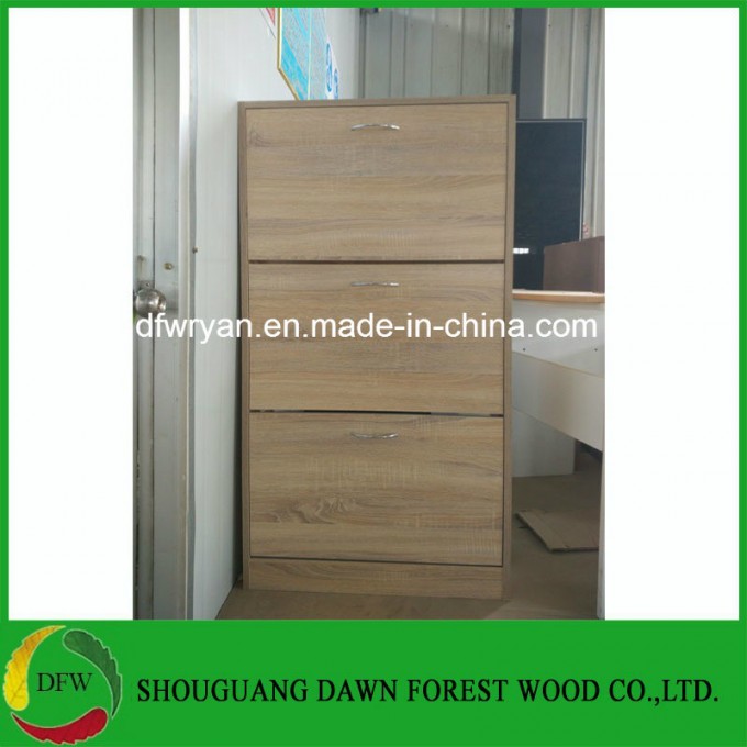 Three Doors Shoe Rack/Shoe Cabinet Image1