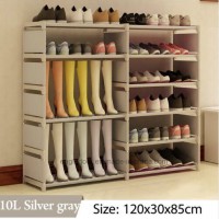 Shoe Cabinet Shoes Racks Storage Large Capacity Home Furniture DIY Simple Portable Shoe Rack (FS-06R