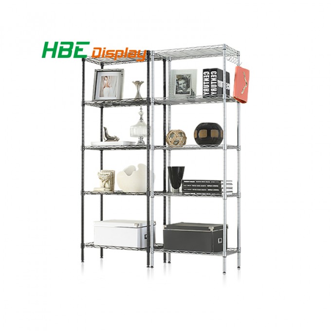 Household Collapsible Wire Shelving Racks for Apparels Image1