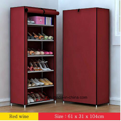 Shoe Cabinet Shoes Racks Storage Large Capacity Home Furniture DIY Simple Portable Shoe Rack (FS-08E Image1