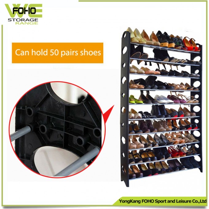 Shoes Organizer Large Capacity 50 Pair Shoe Storage Rack Image1