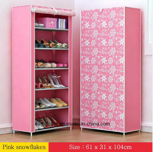 Shoe Cabinet Shoes Racks Storage Large Capacity Home Furniture DIY Simple Portable Shoe Rack (FS-08G Image1