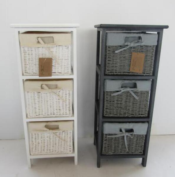 3 Layers Racks with Three Storage Baskets Boxes Image1