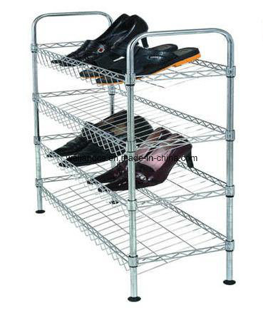 Japanese Quality DIY Metal Shoe Cabinet /Shoe Holder Rack Image1