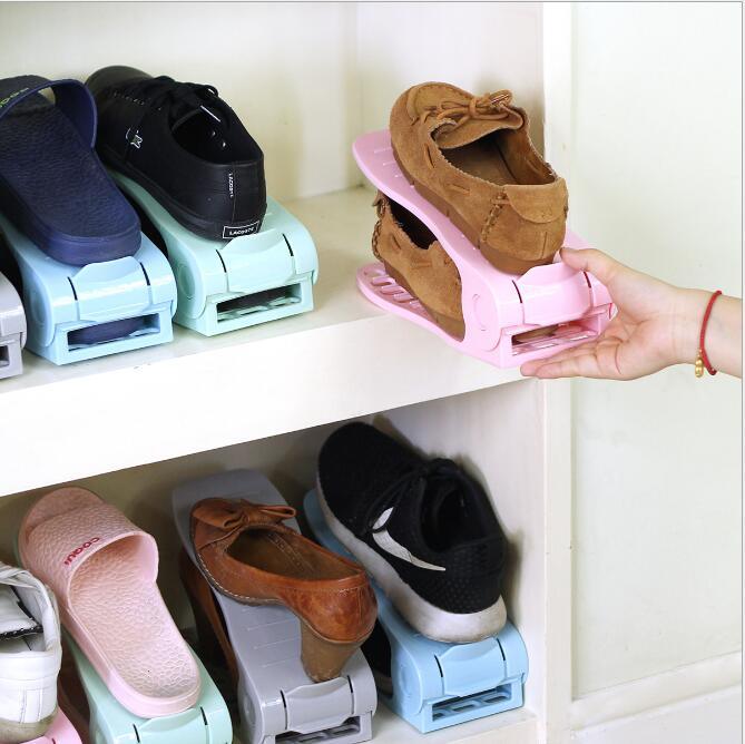 Newest One-Piece Stand Creatice Space Saving Shoe Storage Rack Image1