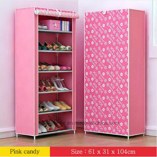 Shoe Cabinet Shoes Racks Storage Large Capacity Home Furniture DIY Simple Portable Shoe Rack (FS-08F Image1