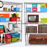 Space Saving 6 Shelves Adjustable NSF Heavy Duty Chrome Wire Metal Home Storage Rack