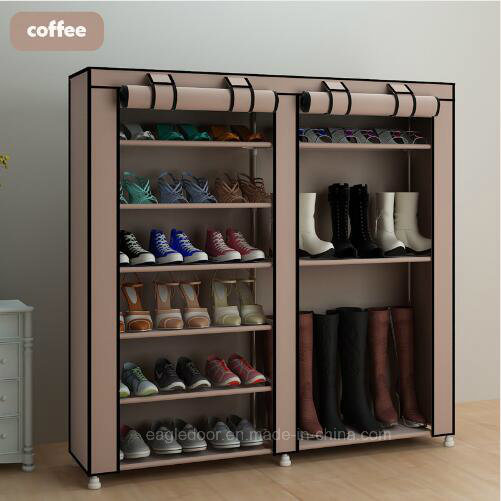 Shoe Cabinet Shoes Racks Storage Large Capacity Home Furniture DIY Simple Portable Shoe Rack (FS-03A Image1