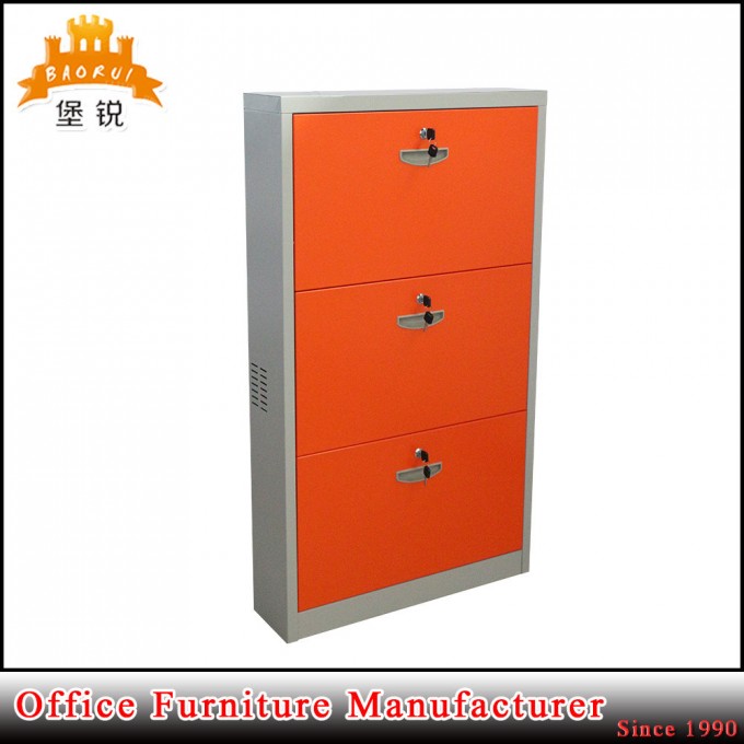 Metal 3 Layer Shoe Cabinet Metal Shoe Rack Image1