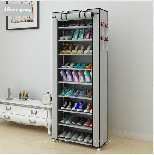 Shoe Cabinet Shoes Racks Storage Large Capacity Home Furniture DIY Simple Portable Shoe Rack (FS-03L Image1