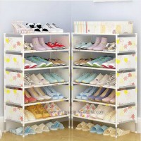 Shoe Cabinet Shoes Racks Storage Large Capacity Home Furniture DIY Simple Portable Shoe Rack (FS-10B
