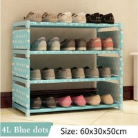 Shoe Cabinet Shoes Racks Storage Large Capacity Home Furniture DIY Simple Portable Shoe Rack (FS-06F