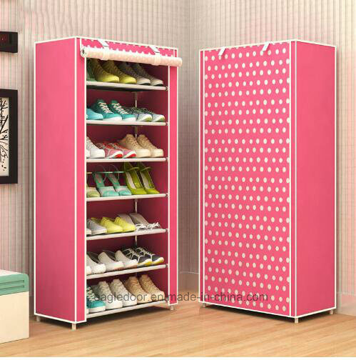 Shoe Cabinet Shoes Racks Storage Large Capacity Home Furniture DIY Simple Portable Shoe Rack (FS-09) Image1