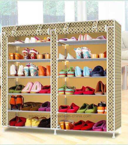 Shoe Cabinet Shoes Racks Storage Large Capacity Home Furniture DIY Simple Portable Shoe Rack (FS-11E Image1