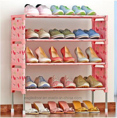 Shoe Cabinet Shoes Racks Storage Large Capacity Home Furniture DIY Simple Portable Shoe Rack (FS-07F Image1