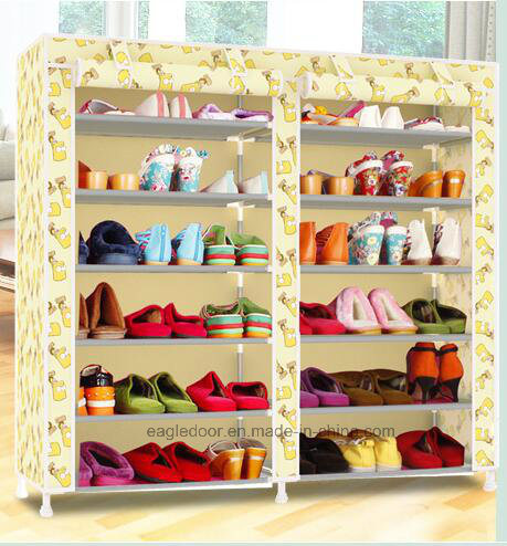 Shoe Cabinet Shoes Racks Storage Large Capacity Home Furniture DIY Simple Portable Shoe Rack (FS-11F Image1