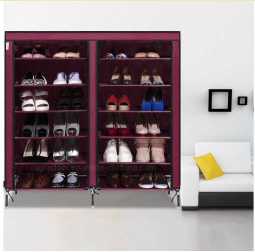 Shoe Cabinet Shoes Racks Storage Large Capacity Home Furniture DIY Simple Portable Shoe Rack (FS-05B Image1