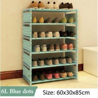 Shoe Cabinet Shoes Racks Storage Large Capacity Home Furniture DIY Simple Portable Shoe Rack (FS-06K