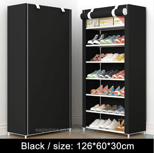 Shoe Cabinet Shoes Racks Storage Large Capacity Home Furniture DIY Simple Portable Shoe Rack (FS-09B Image1