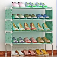 Shoe Cabinet Shoes Racks Storage Large Capacity Home Furniture DIY Simple Portable Shoe Rack (FS-07E