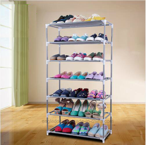 Shoe Cabinet Shoes Racks Storage Large Capacity Home Furniture DIY Simple Portable Shoe Rack (FS-07) Image1