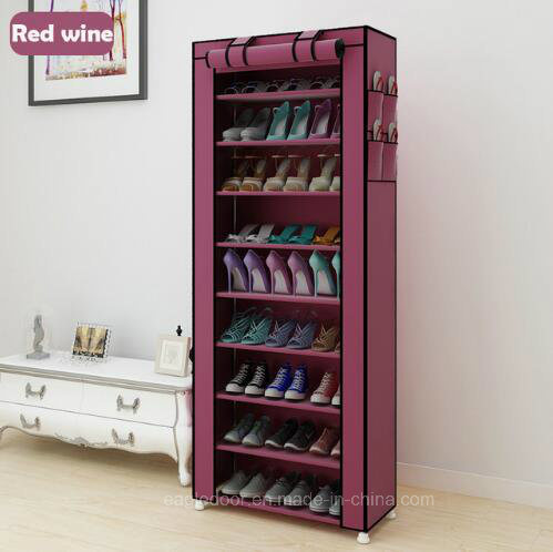 Shoe Cabinet Shoes Racks Storage Large Capacity Home Furniture DIY Simple Portable Shoe Rack (FS-03K Image1