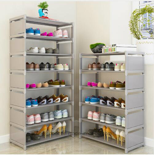 Shoe Cabinet Shoes Racks Storage Large Capacity Home Furniture DIY Simple Portable Shoe Rack (FS-06) Image1