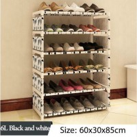 Shoe Cabinet Shoes Racks Storage Large Capacity Home Furniture DIY Simple Portable Shoe Rack (FS-06J